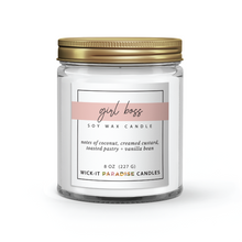 Load image into Gallery viewer, Wick-it Paradise Girl Boss 8oz Candle