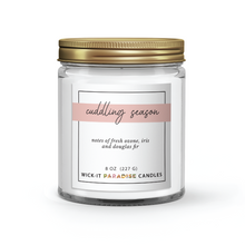 Load image into Gallery viewer, Wick-it Paradise | Cuddling Season 8 oz Scented Candle