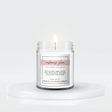 Load image into Gallery viewer, Wick-it Paradise | Cashmere Plum 8oz Candle
