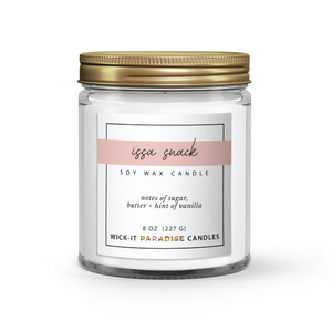 Wick-it Paradise | Issa Snack 8oz Candle