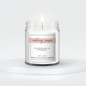 Wick-it Paradise | Cuddling Season 8 oz Scented Candle
